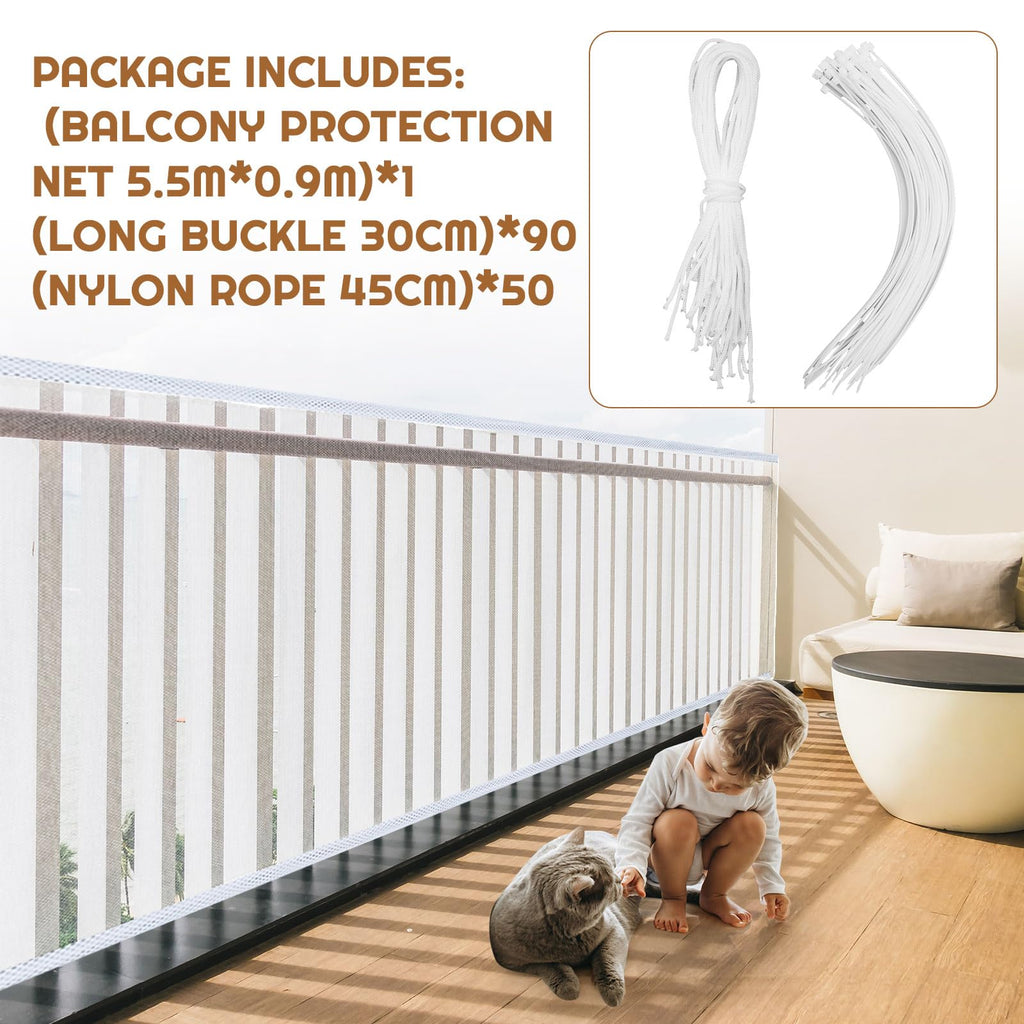 Hosuly Banister Guard Balcony Netting
