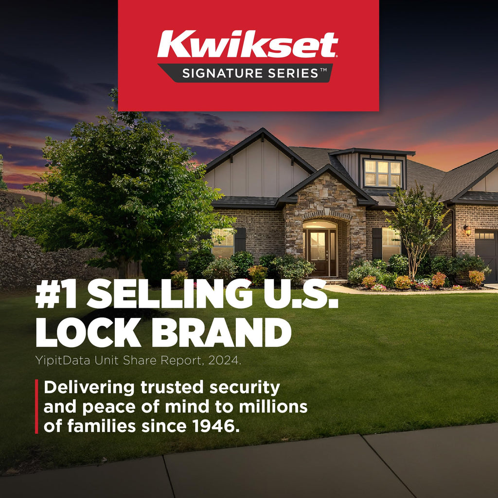 Kwikset Pismo Dummy Door Knob, Single Sided Handle for Closets, French Double Doors, and (additional view 7)