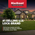 Kwikset Pismo Dummy Door Knob, Single Sided Handle for Closets, French Double Doors, and (additional view 7)