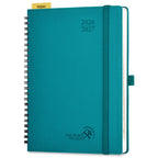 POPRUN Weekly Planner - Pacific Green / Medium - 6.75" x 8.75" / Academic Year 2026-2027