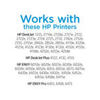 HP Original 67 Tri-Color / 67XL Black Ink Cartridges (2-Pack) (3YP30AN#140)