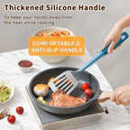 MemoGem Stainless Steel Spatula Set, Solid and Slotted Turner - view 10