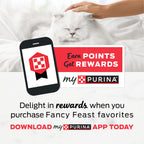 PURINA Fancy Feast Appetizers Lickable Grain Free Wet Cat Food Topper White Meat Chicken and Flaked Tuna Appetizer (Pack of 10)
