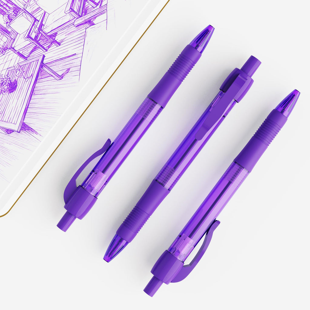 deegtran Ballpoint Pens 30 Pack - Purple view 4