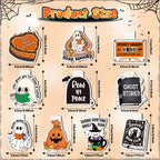 10Pcs Magnetic Bookmarks Book Mark Clips Page Markers for Reading - Halloween view 1
