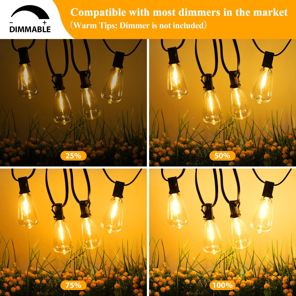 Brightever Outdoor String Lights
