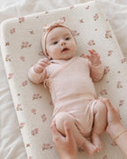 Changing Pad Cover for Baby Girls Boys - Vintage Blossom view 1