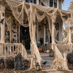 Qtisky Halloween Gauze Creepy Cloth