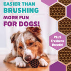 Yummy Combs Dog Dental Treats – Vet VOHC Approved – Delicious Chicken Protein – Removes Tartar with Cleaning Comb Shape