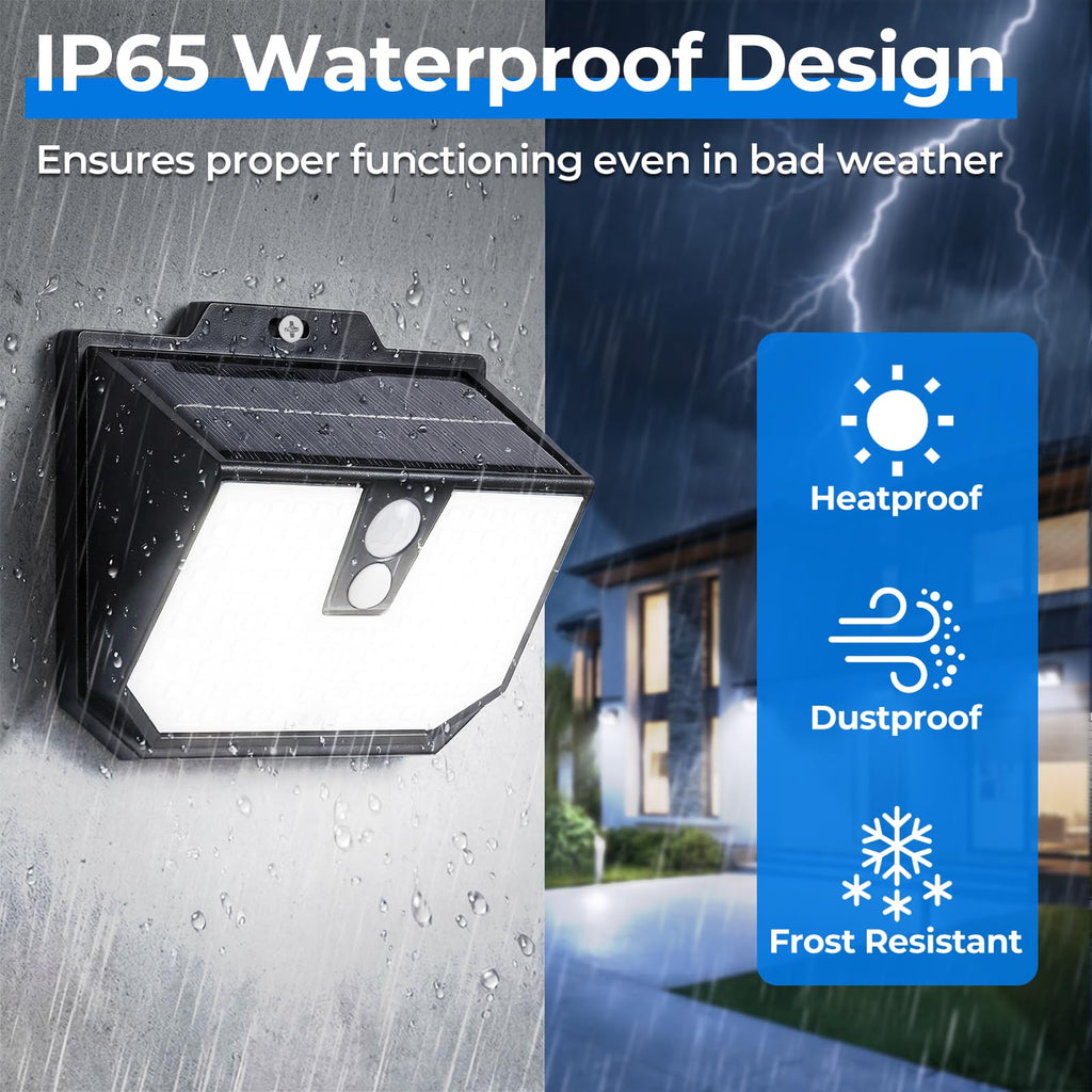 Brightever 20 Packs Solar Motion Sensor Lights Outdoor Waterproof, Solar Powered Fence (additional view 5)