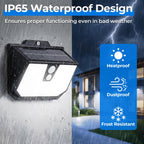 Brightever 20 Packs Solar Motion Sensor Lights Outdoor Waterproof, Solar Powered Fence (additional view 5)