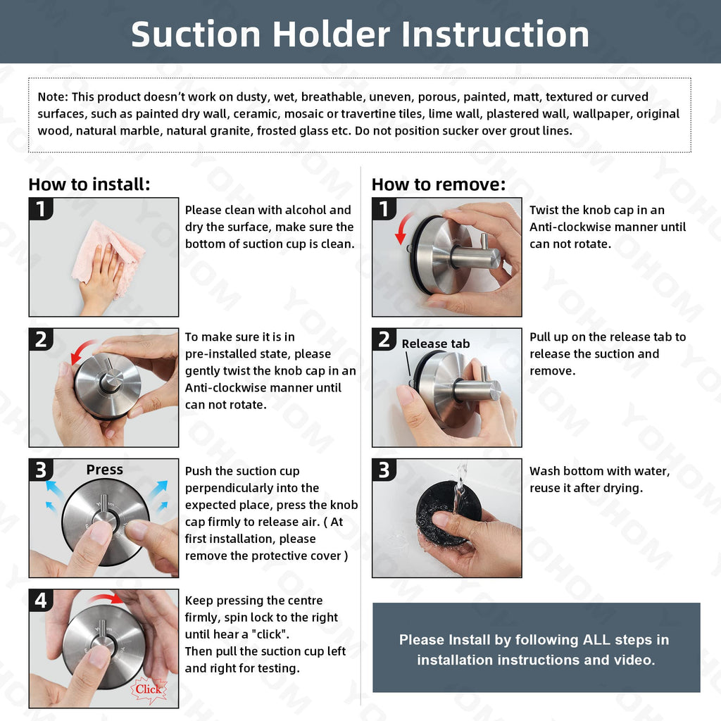 YOHOM Suction Cup Hooks - view 14