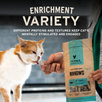 Vital Essentials Freeze Dried Raw Chicken Hearts Cat Treats, 0.8 oz Bag (9403)