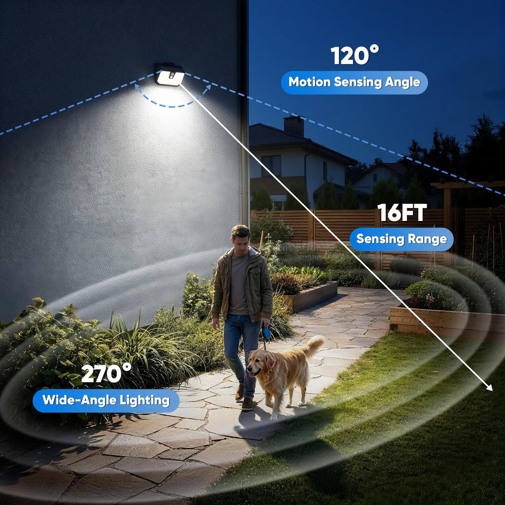 Brightever 20 Packs Solar Motion Sensor Lights Outdoor Waterproof, Solar Powered Fence (additional view 7)