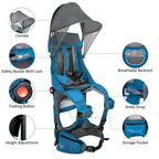 WIPHA Toddler Hiking Backpack Carrier - Blue view 2