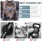 AirTag Cat Collar, Reflective Cat