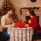 Raycare Flameless Candles with String Lights - 9pcs-Red view 8