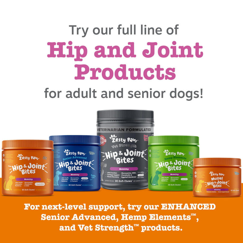 Zesty Paws Hip and Joint Supplement for Dogs