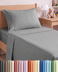 CGK Unlimited 4 Piece Sheet - 40 - Heathered Grey / Twin