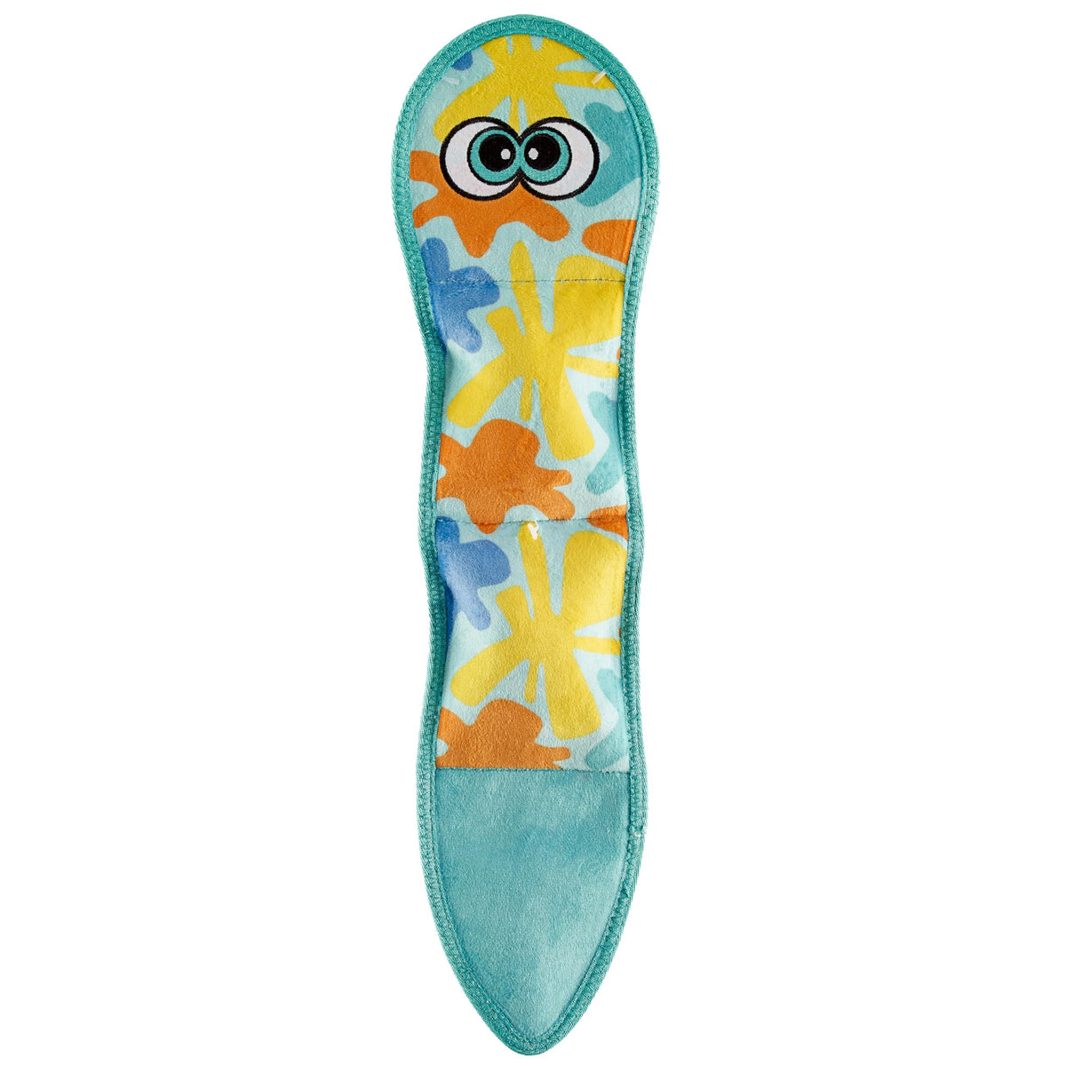 Outward Hound Tough Skinz Durable Squeaky Dog Toy with Two Tough Layers, Snake, Blue