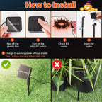 Moettany Solar String Lights Outdoor Waterproof - Orange view 5