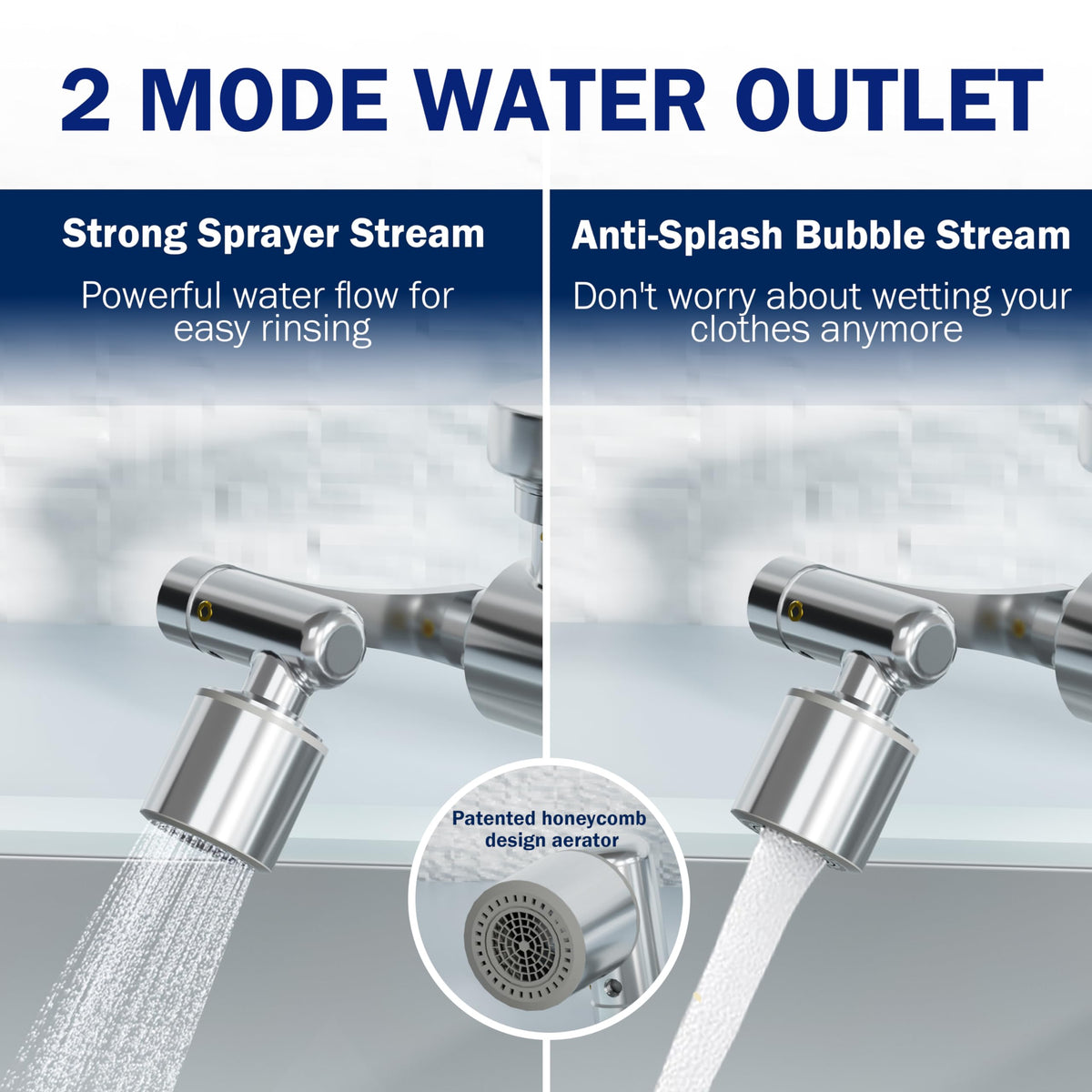 Frizzlife Water Filter for Sink Faucet Extender, NSF/ANSI 372, 9pcs Filter Reduce 99% Chlorine, 1080° Rotating Brass (Pack of 9)