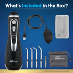 Waterpik Cordless Advanced Water Flosser for Teeth - Black view 3