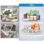 FIRJOY Lazy Susan Organizer - Rectangular / 15.3" x 11.1" Clear - 1 Pack view 4