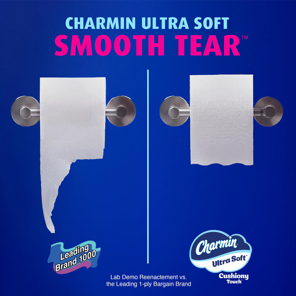 Charmin Ultra Soft Cushiony Touch Toilet Paper, 12 Family Mega XL Rolls = 84 Regular Rolls (P_15763)