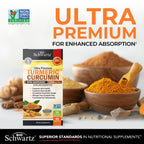 BioSchwartz Turmeric Curcumin with Black Pepper Extract 1500mg, 45 Capsules
