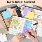800 Sheets Transparent Sticky Notes