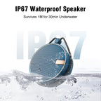 INSMY C12 IP67 Waterproof Shower Bluetooth Speakers,Portable Small Speaker - Navy view 1