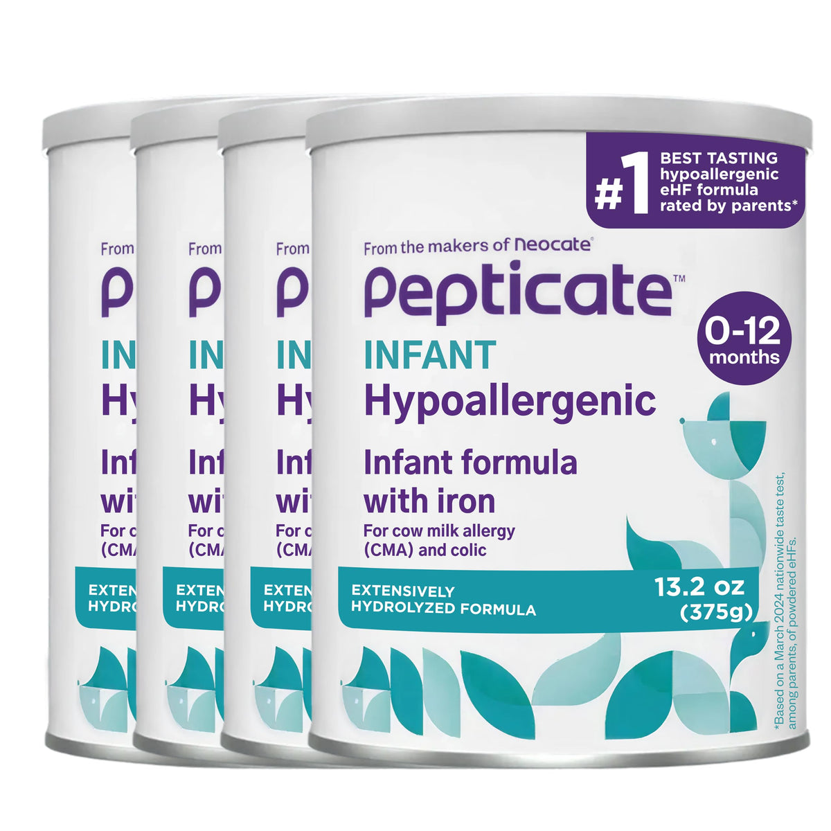 Pepticate Hypoallergenic Infant Formula 0–12 Months 13.2oz