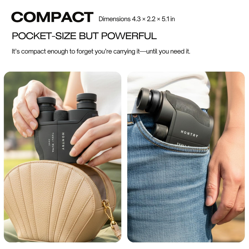 Hontry 12x25 Compact Binoculars