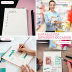 Engrowtic Graph Paper Spiral Notebook A5 - Pink / 2 view 4