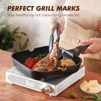 SENSARTE Nonstick Grill Pan for Stove Tops, Versatile Griddle