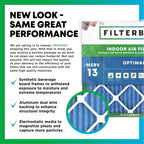 Filterbuy 20x36x2 Air Filter MERV 13 Smoke & Allergy Defense (4-Pack) (AFB20x36x2M13pk4)