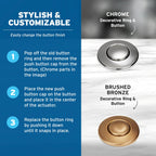 InSinkErator Air Switch Decorative SinkTop Button - view 6