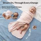 Momcozy Swaddles for Newborns, Quiet Fastener Swaddle for Infant 0-3 Months (Pack of 2)