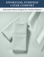 Lane Linen 100% Egyptian Cotton Ultra Soft Sheets - 24: Murmur view 8