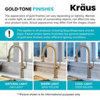 KRAUS Kitchen Soap Dispenser KSD-43 - Brushed Gold view 4