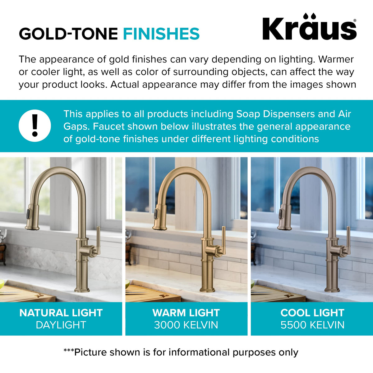 KRAUS Kitchen Soap Dispenser KSD-43 - Brushed Gold view 4