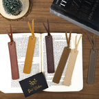 MIXVOVA Leather Bookmarks - Light Retro Color view 6