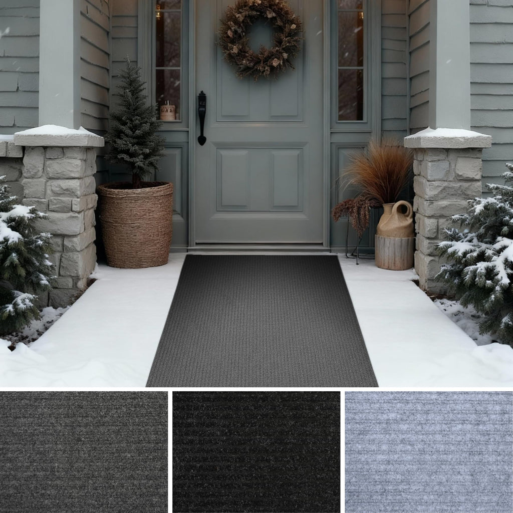 iCustomRug Ribbed Hallway Runner Rug, 3' x