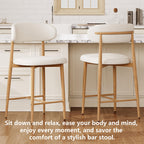 Furniliving 26‘’ Counter Height Bar Stools Set of 2