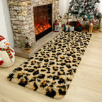 Amearea Leopard Area Rug - Khaki / 2' X 6' (Runner) view 6