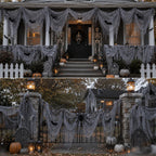 Qtisky Halloween Gauze Creepy Cloth