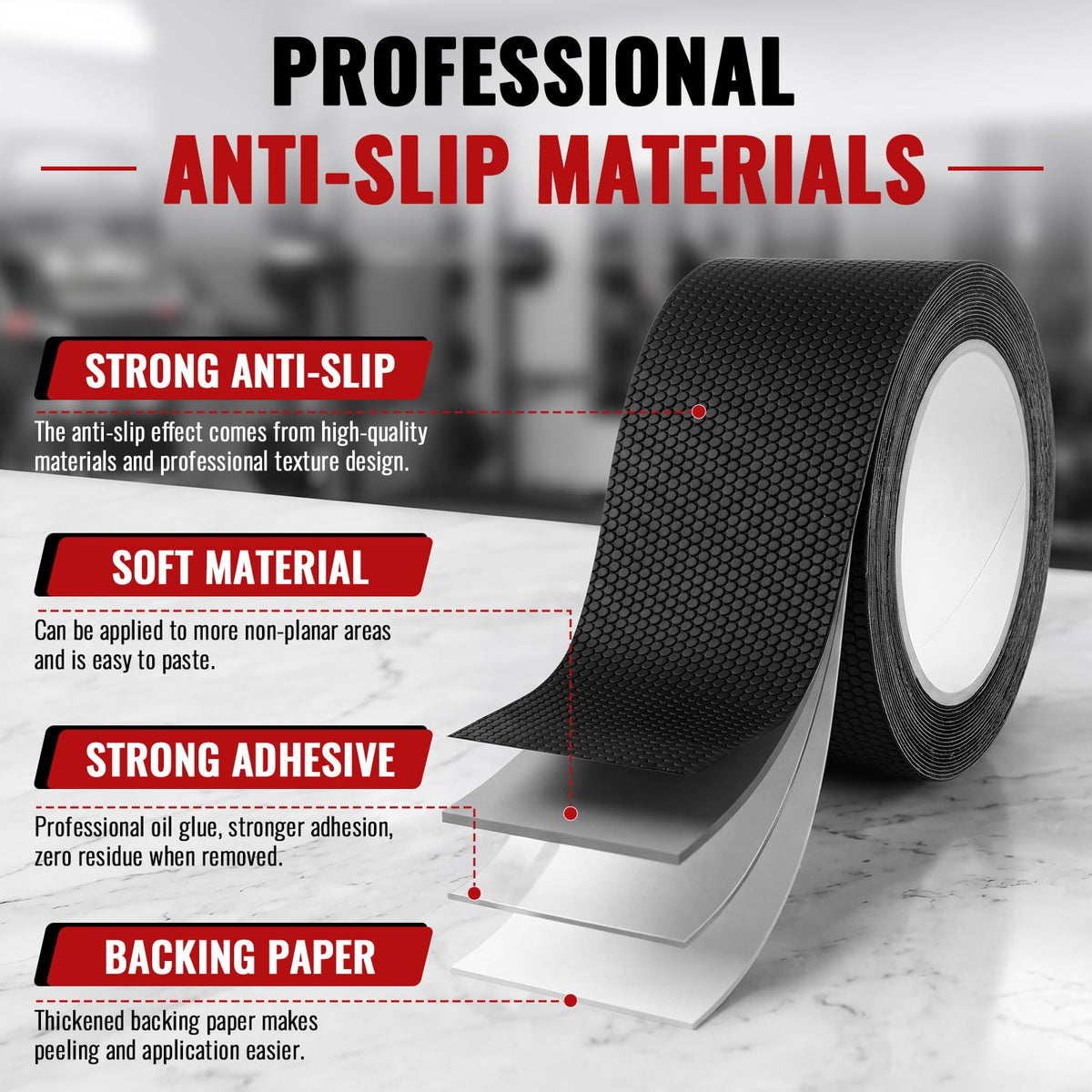 Xroam Rubber Grip Tape for Handles - view 7