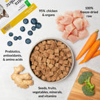 ULTIMATE PET NUTRITION Nutra Complete Freeze-Dried Dog Food, Chicken 1lb