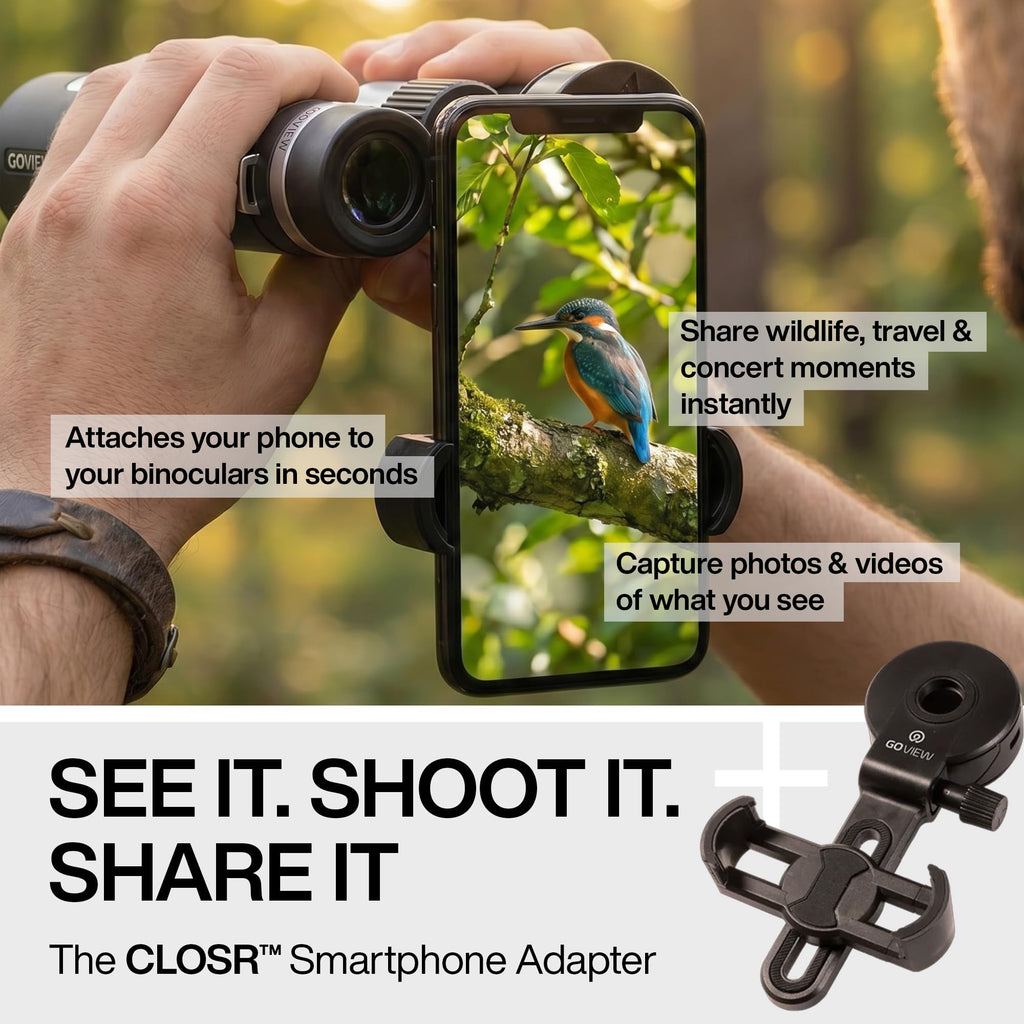 ZOOMR 10x34 Binoculars for Adults, BAK4 Prism
